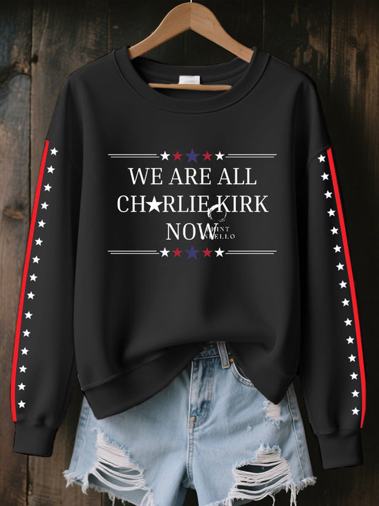 Women's Freedom Printed Casual Sweatshirt