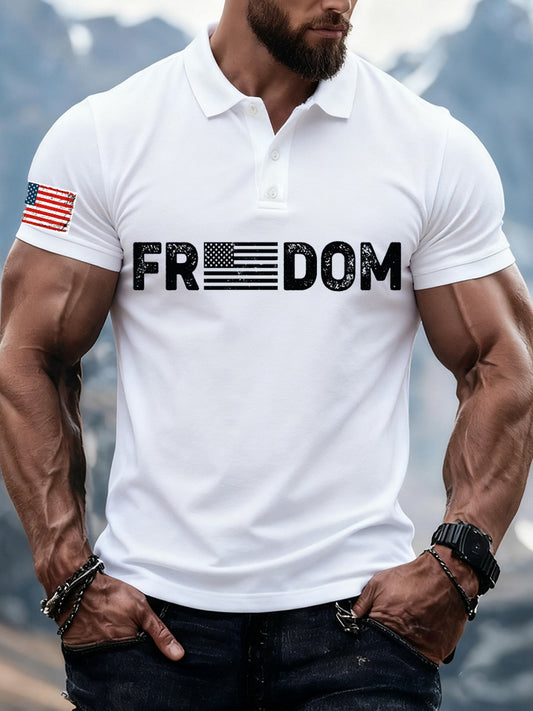 Men's Vintage Freedom Casual T-Shirt