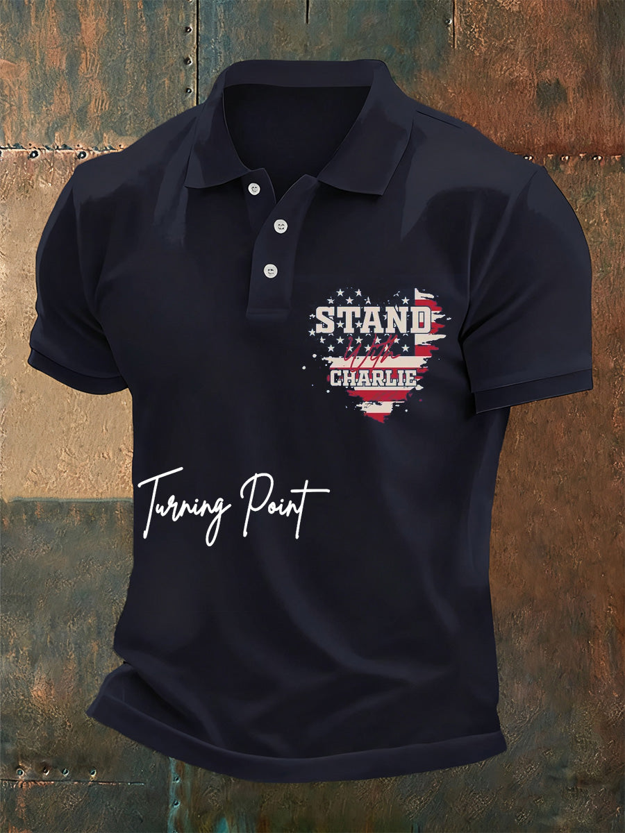 Men's Retro Turning Point Casual T-Shirt