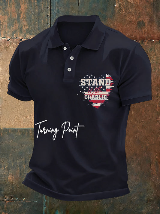 Men's Retro Turning Point Casual T-Shirt