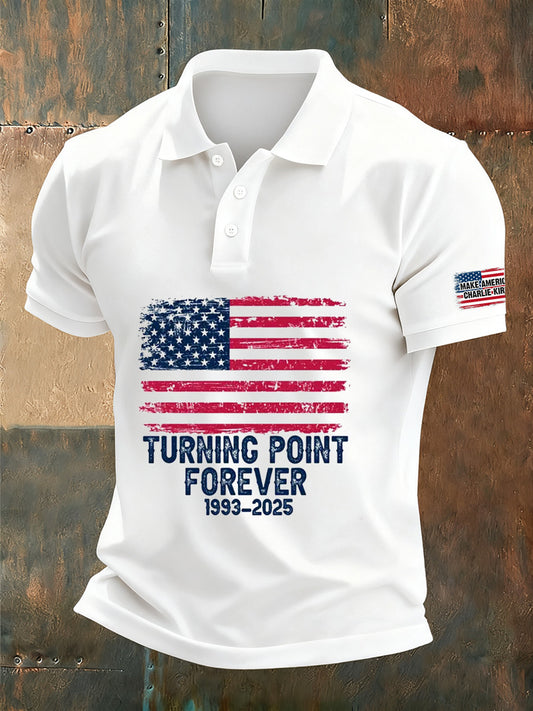 Men's Retro Turning Point Casual T-Shirt