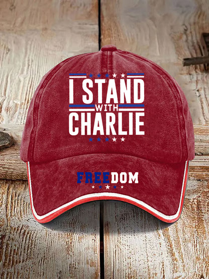 Unisex Freedom Is Not Free R.I.P Charlie Kirk Print Hat