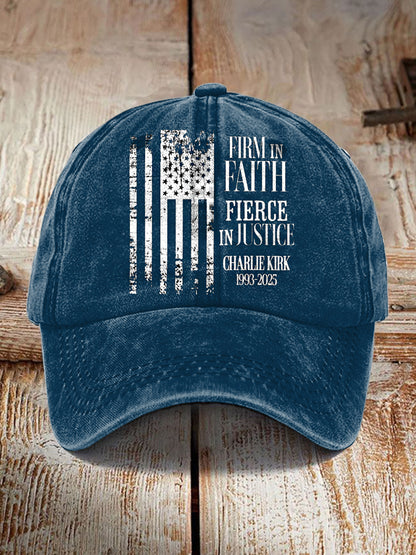 Unisex Charlie Kirk Print Hat