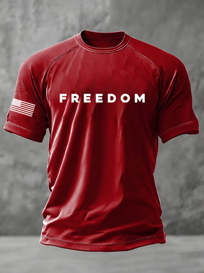 Men's Freedom Is Not Free R.I.P Charlie Kirk Short Sleeve T-shirt