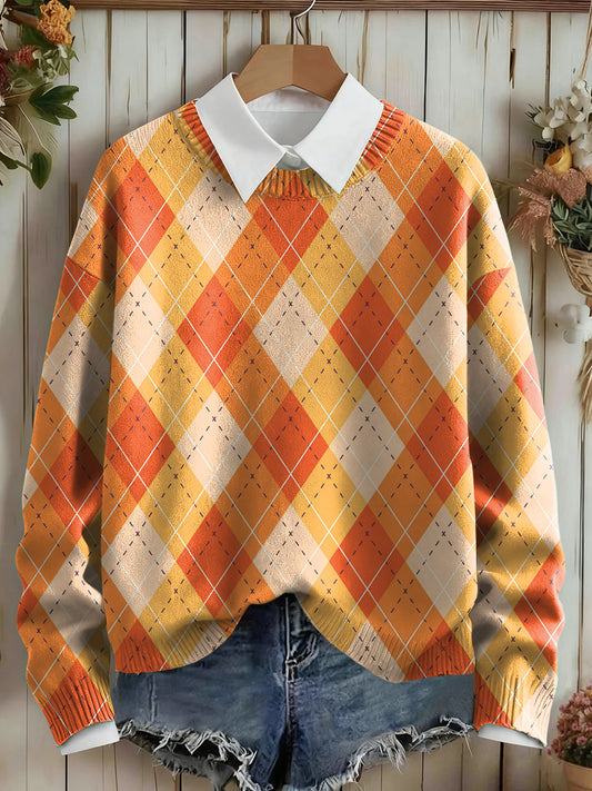 Women's Cozy Season Cat Print Sweater