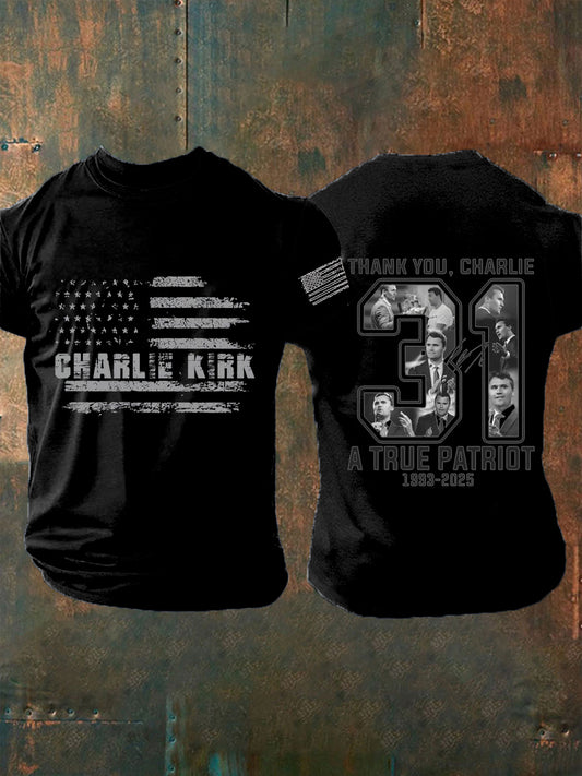 Men's Freedom Is Not Free R.I.P Charlie Kirk Short Sleeve T-shirt