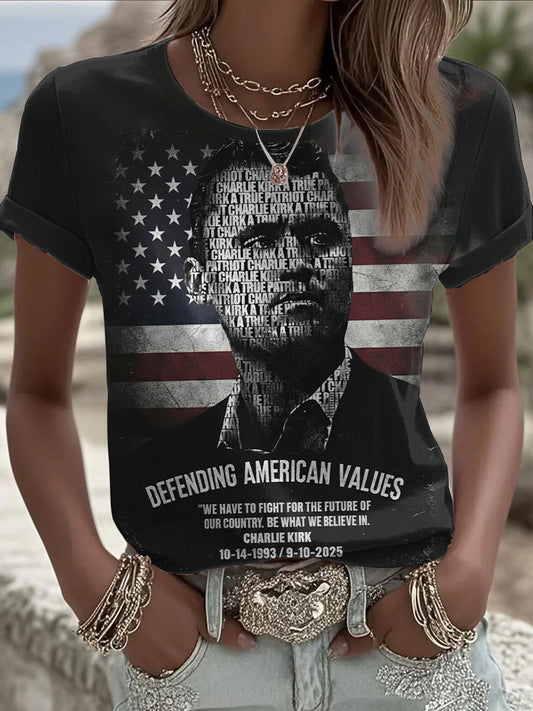 Women's Patriotic Hoodie T-Shirt