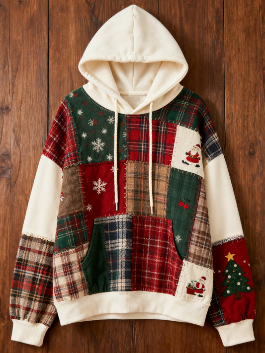 Women's Christmas Print Casual Hoodie