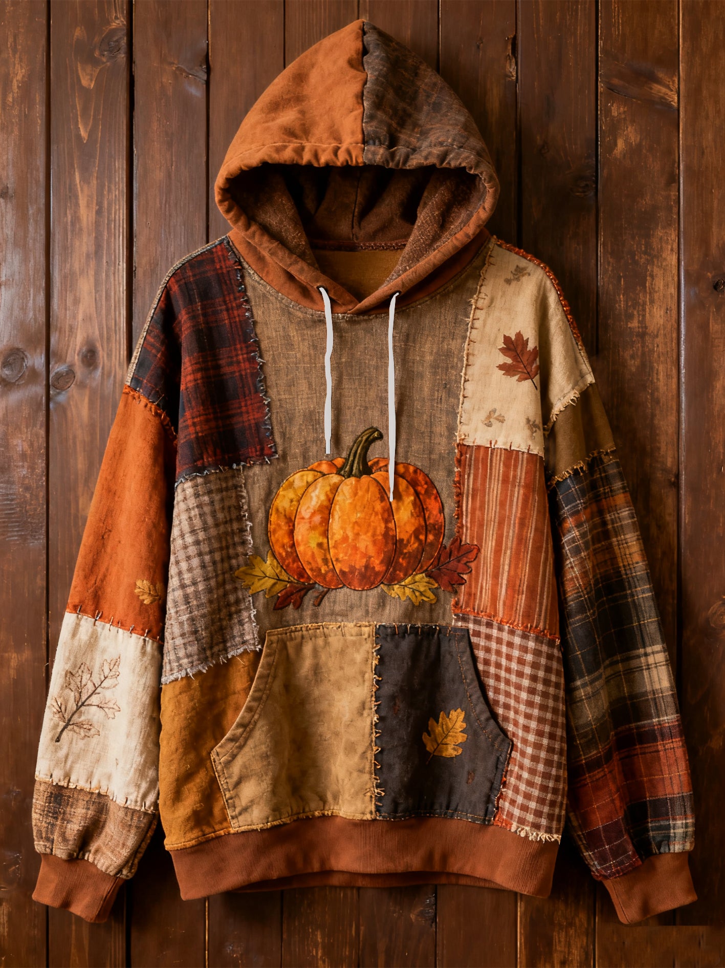 Women's Thanksgiving Print Casual Hoodie