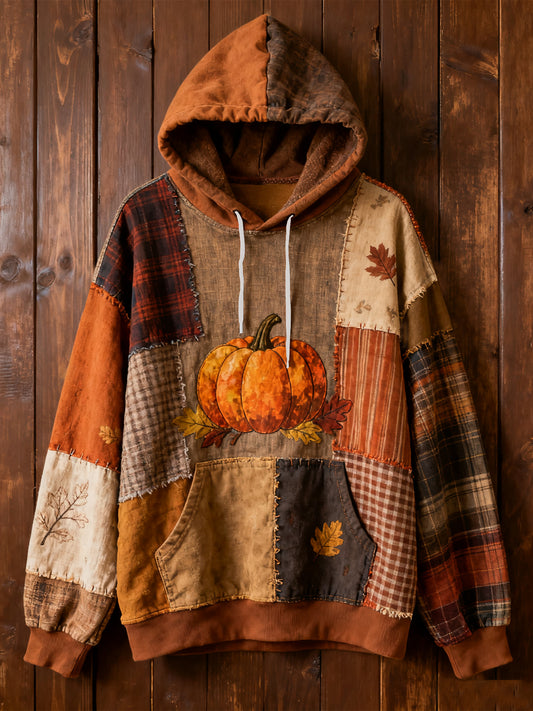 Women's Thanksgiving Print Casual Hoodie