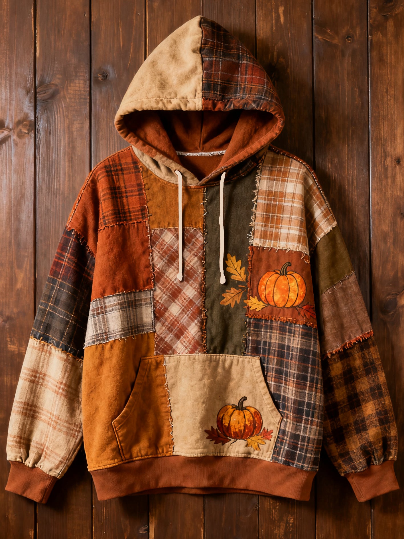 Women's Thanksgiving Print Casual Hoodie