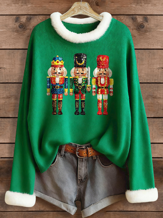 Women's Merry Christmas Knited Top