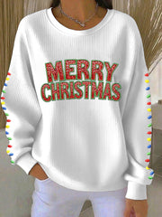 Women’s Merry Christmas sweatshirts White / S