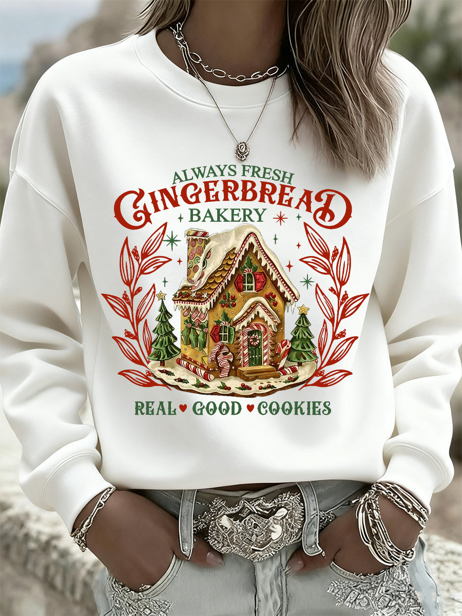 Women's Christmas Vintage Animal Floral Art Hoodie Casual Top
