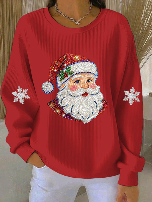 Women's Christmas Print Casual Sweatshirt