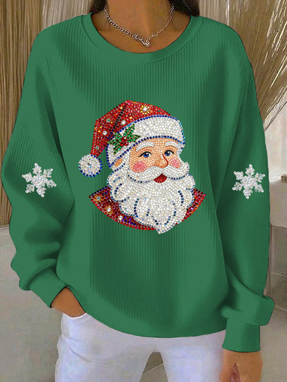 Women's Christmas Print Casual Sweatshirt