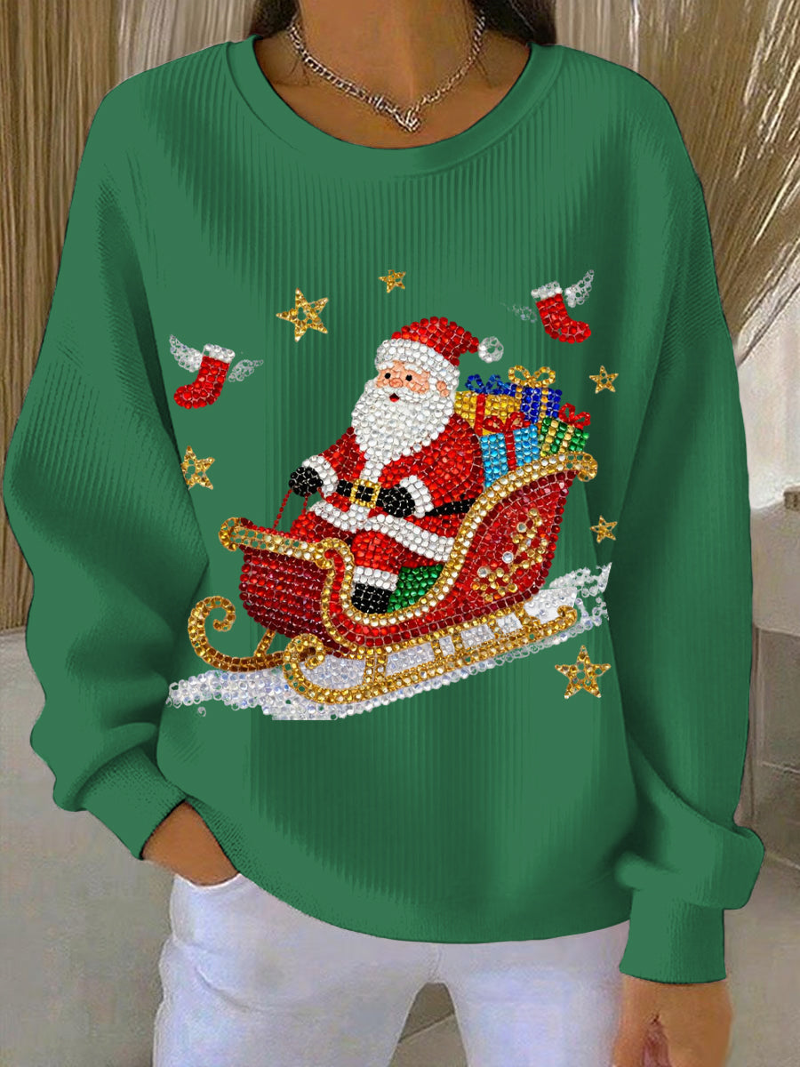 Women's Christmas Print Casual Sweatshirt