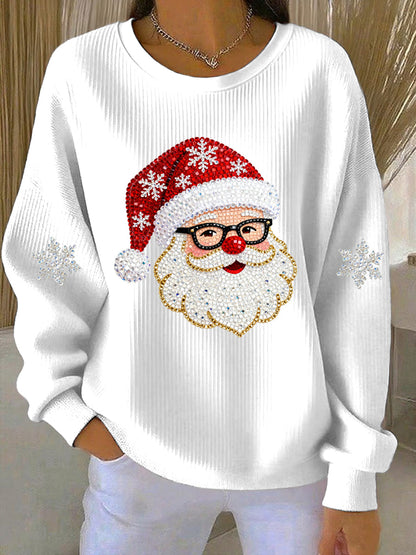 Women's Christmas Print Casual Sweatshirt