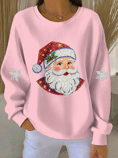 Women's Christmas Print Casual Sweatshirt