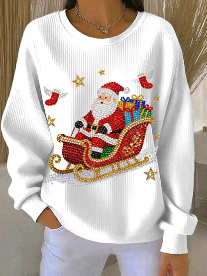 Women's Christmas Print Casual Sweatshirt