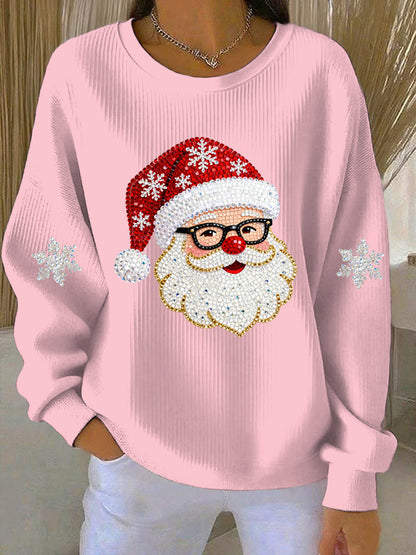 Women's Christmas Print Casual Sweatshirt