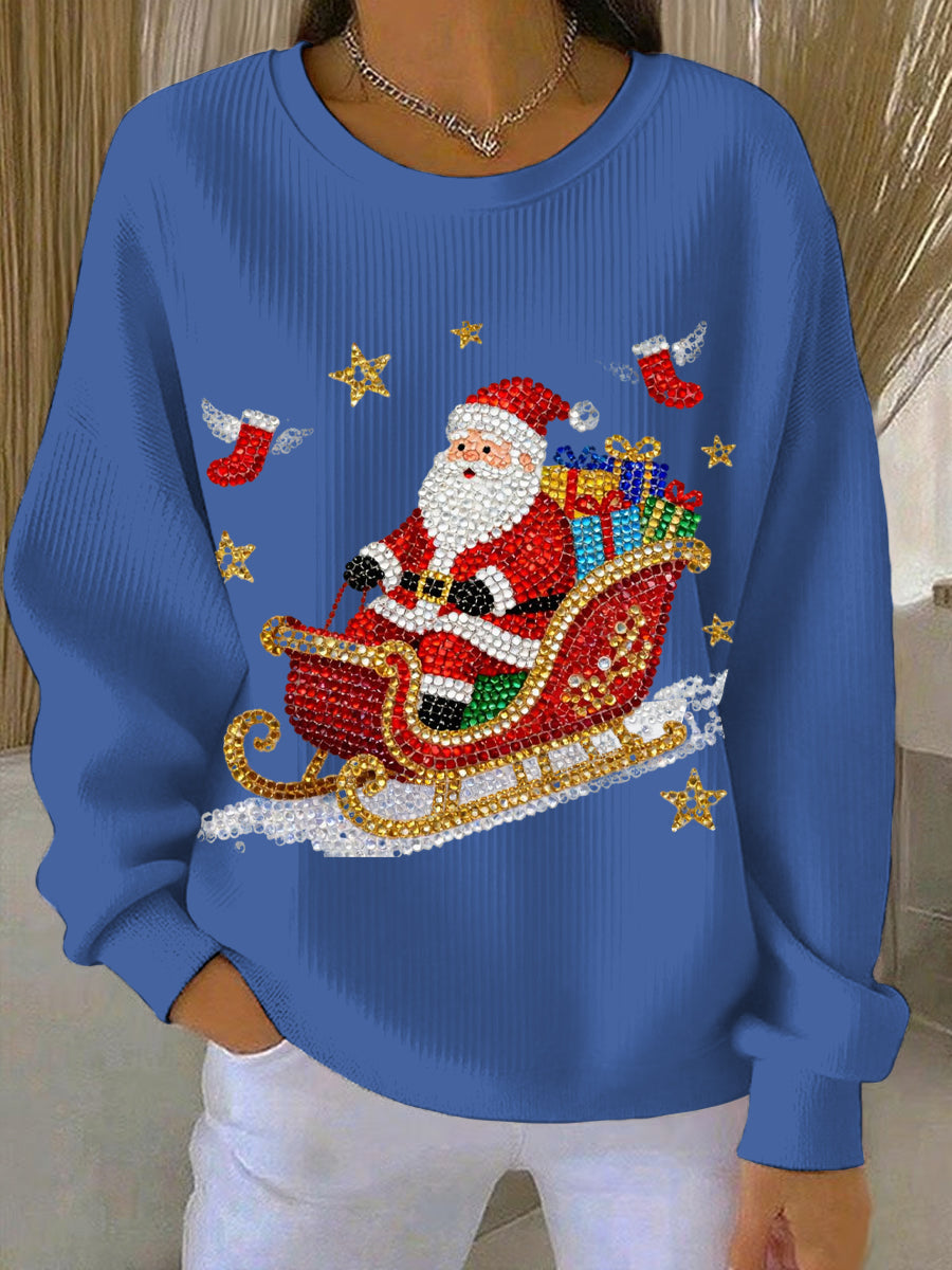 Women's Christmas Print Casual Sweatshirt