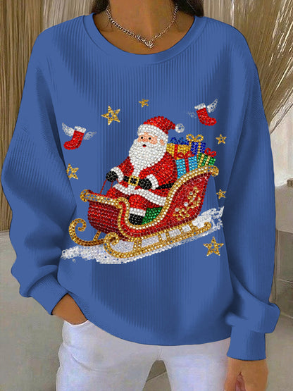 Women's Christmas Print Casual Sweatshirt