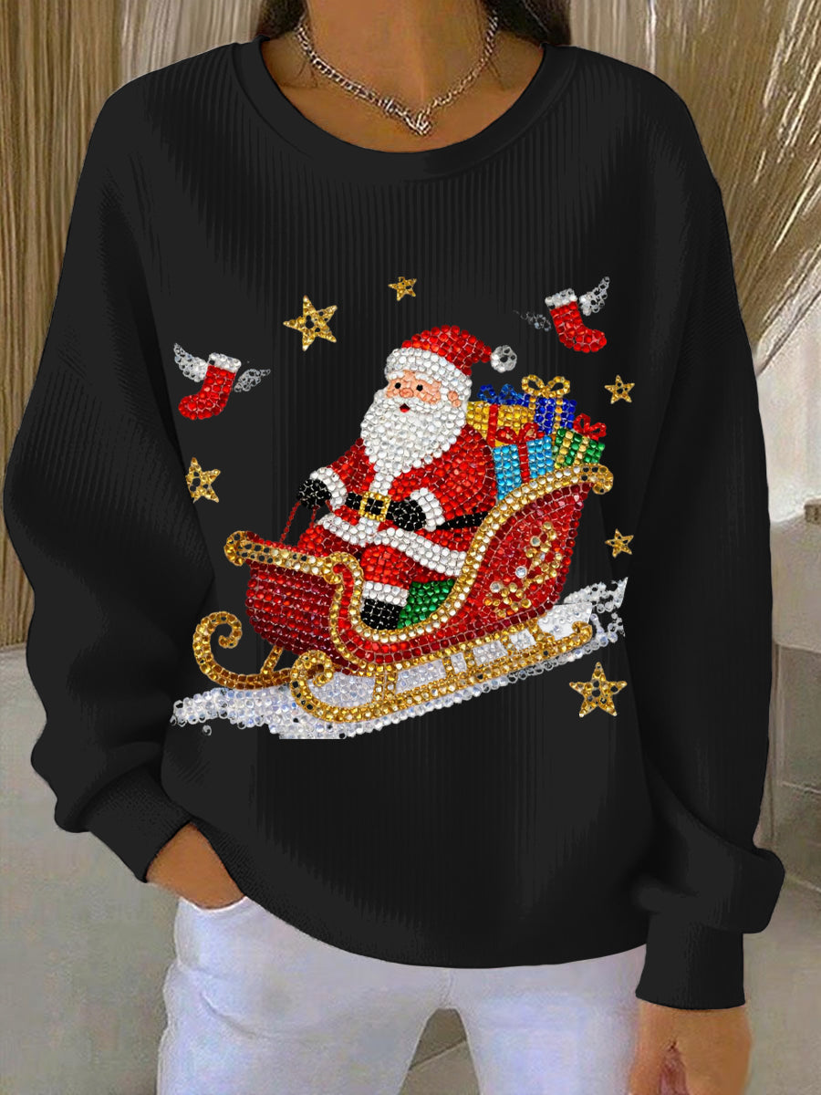 Women's Christmas Print Casual Sweatshirt