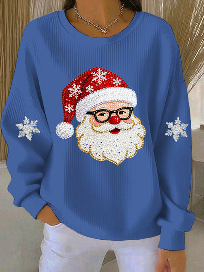 Women's Christmas Print Casual Sweatshirt