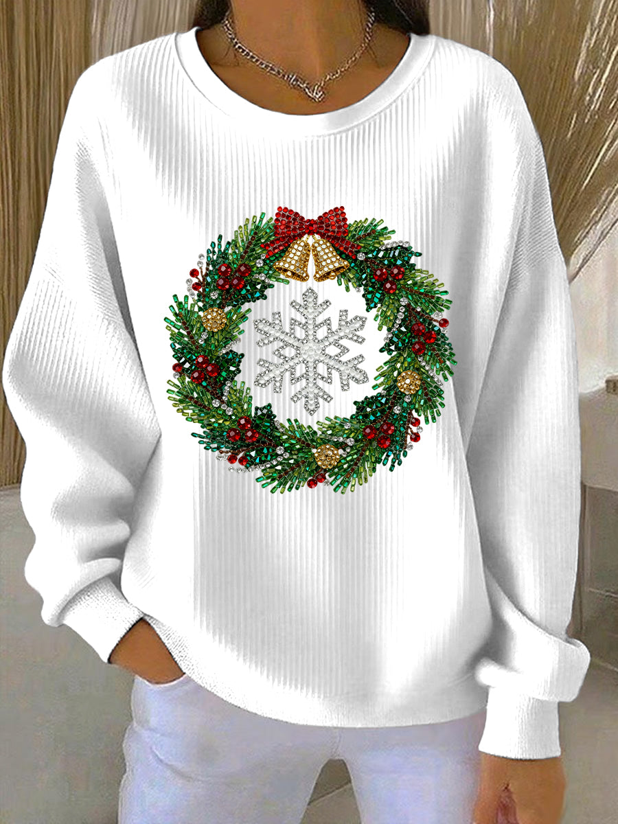 Women's Christmas Print Casual Sweatshirt