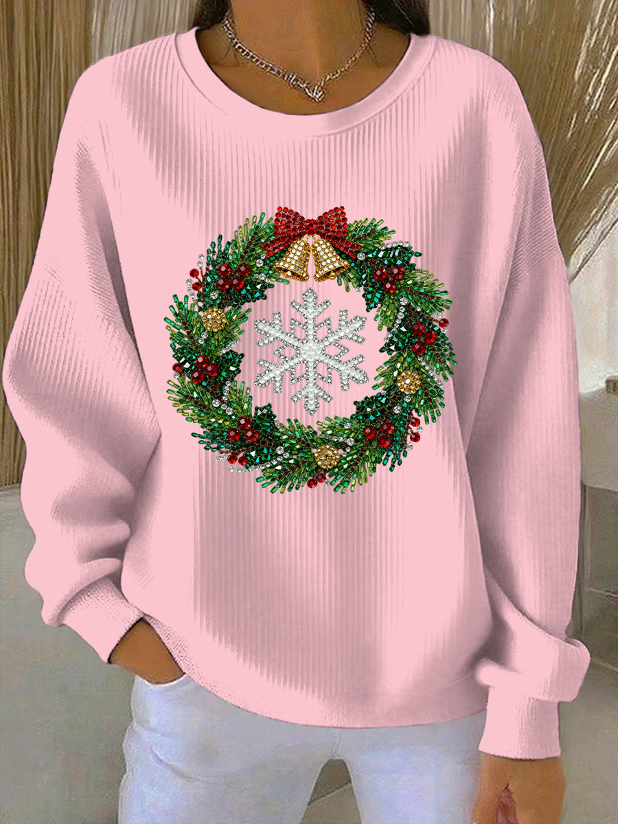 Women's Christmas Print Casual Sweatshirt