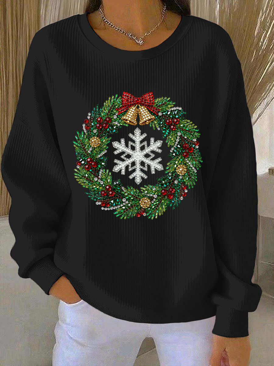 Women's Christmas Print Casual Sweatshirt