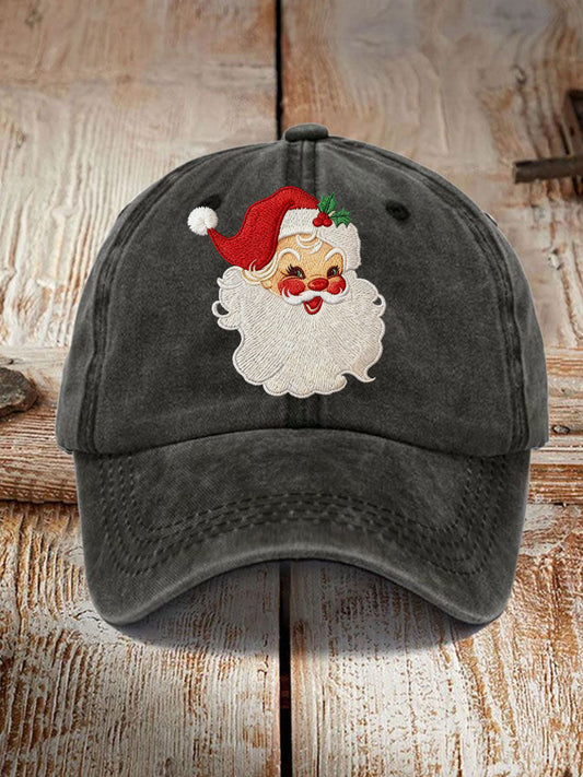 Unisex Santa Print Hat