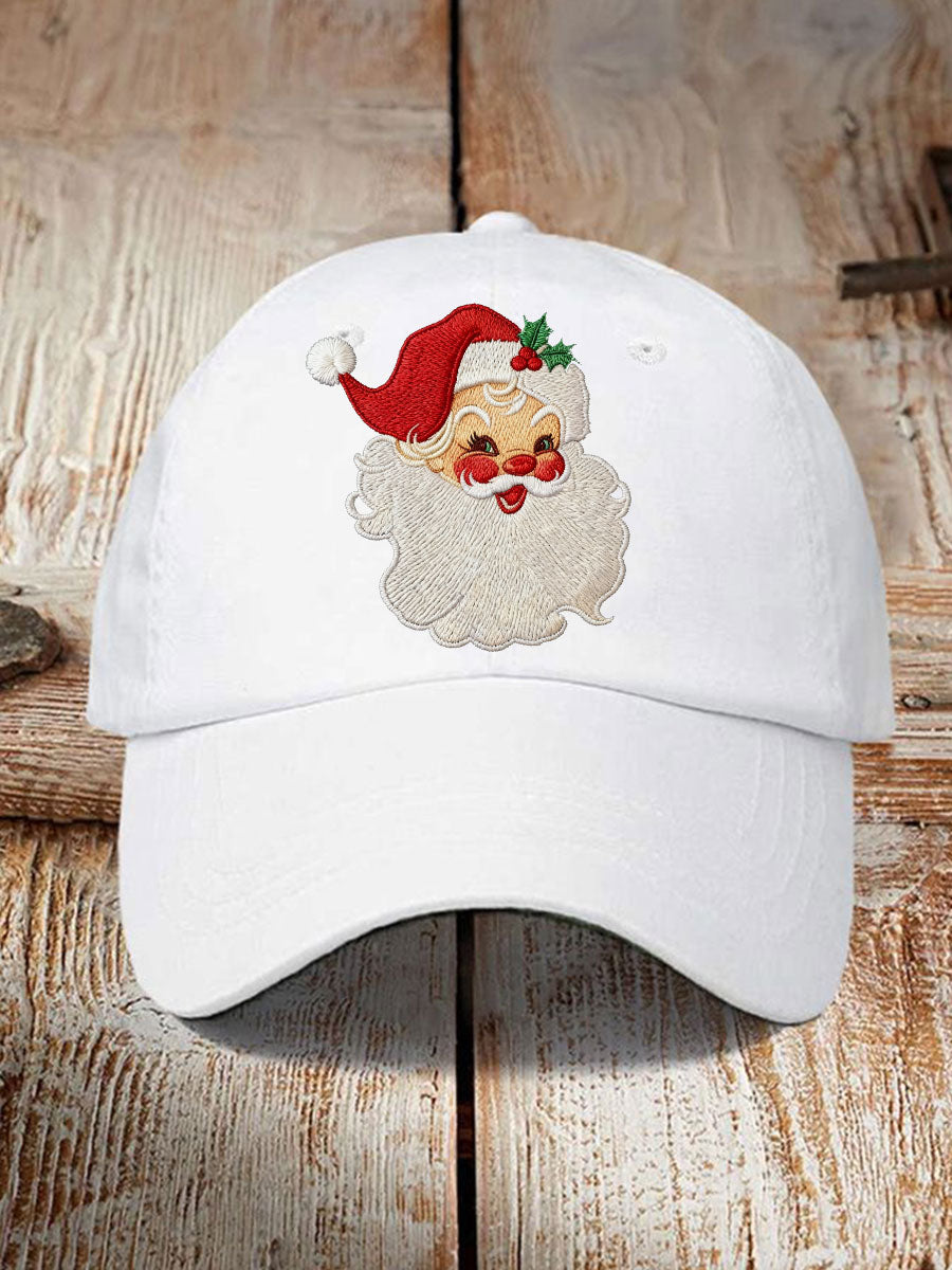 Unisex Santa Print Hat
