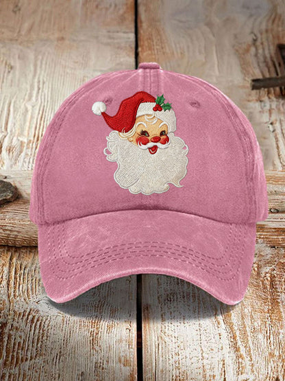 Unisex Santa Print Hat