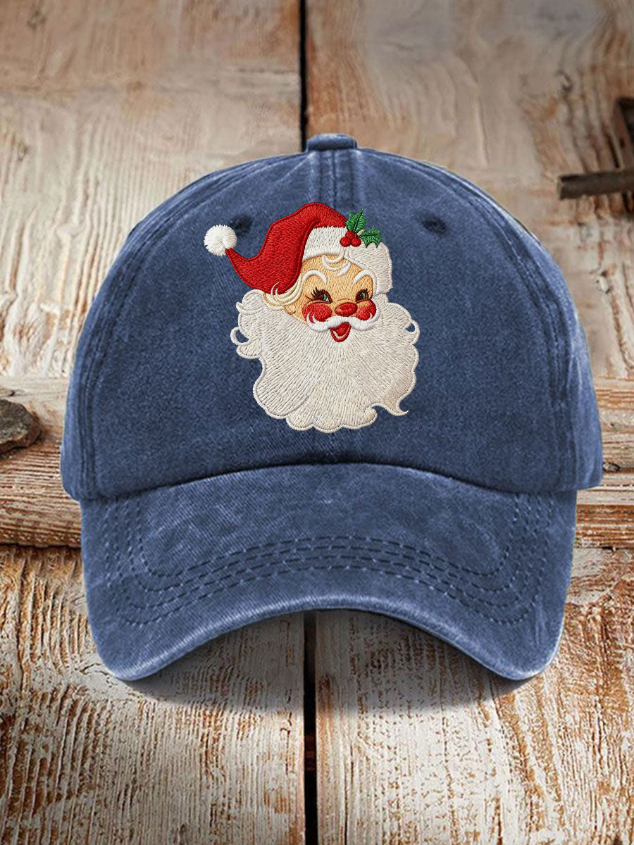 Unisex Santa Print Hat