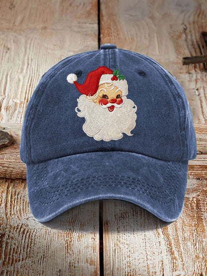 Unisex Santa Print Hat