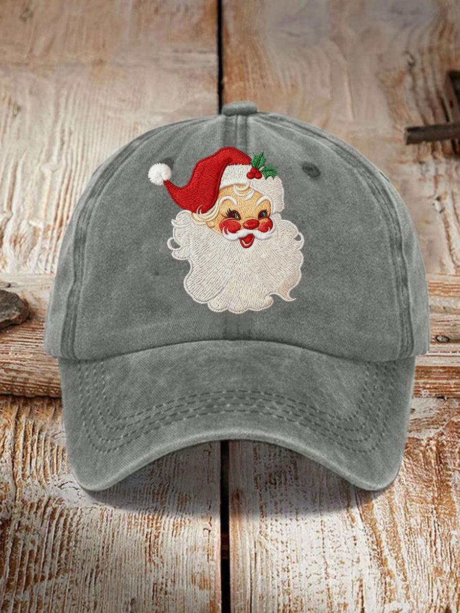 Unisex Santa Print Hat
