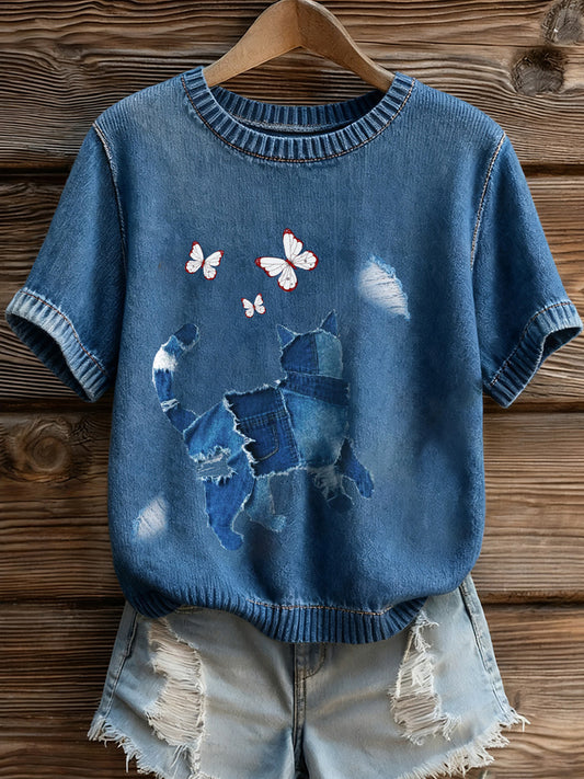 Women's Animal Print Commemorative T-Shirt