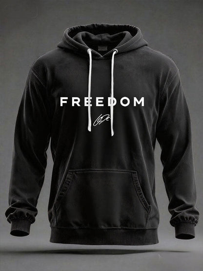 Men's Freedom Patriot Printed Hoodie
