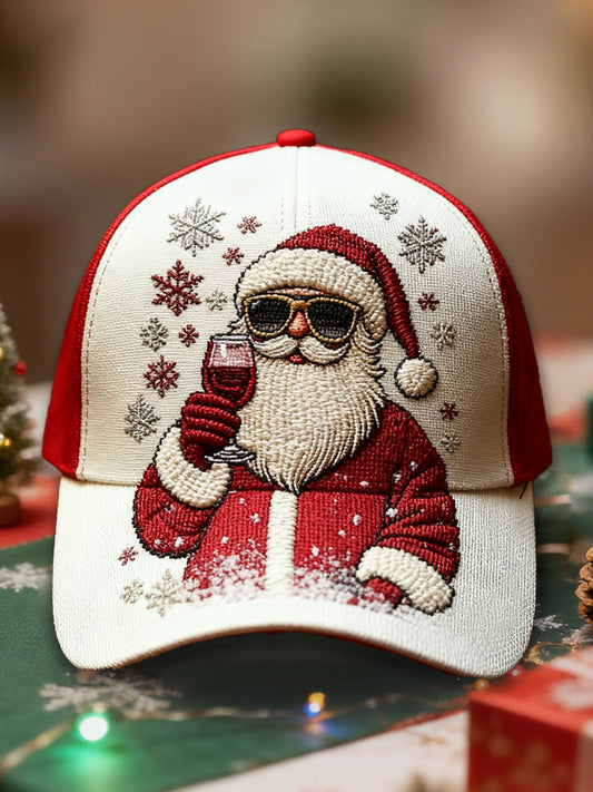 Unisex Christmas Santa Claus  Print Hat