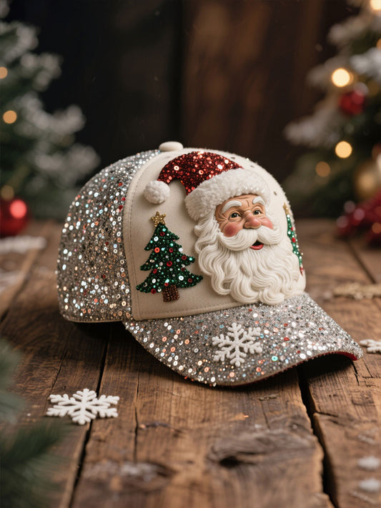 Unisex Christmas Art Printed Hat
