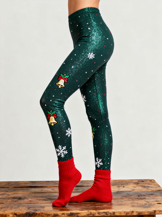 Women's Christmas Art Printed Leggings