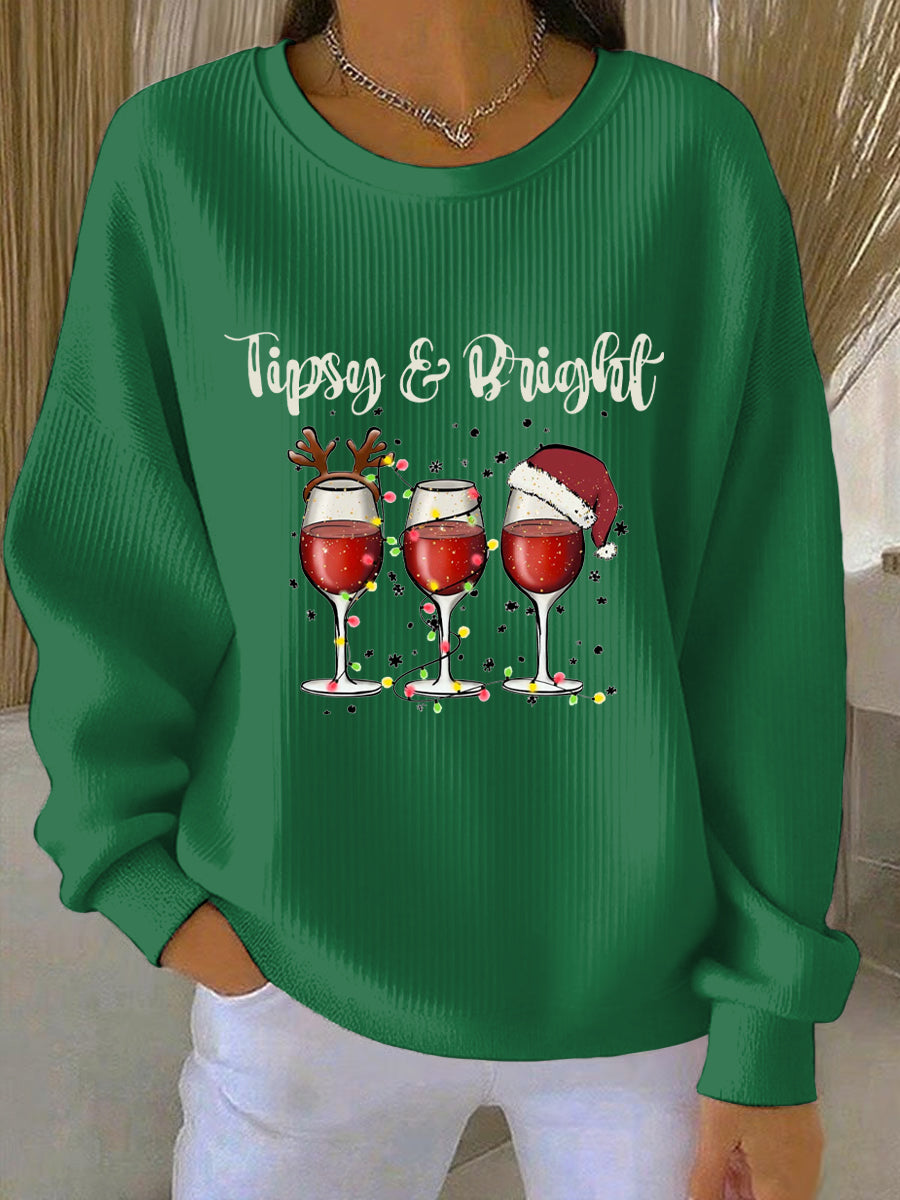 Women's Christmas Print Casual Sweatshirt