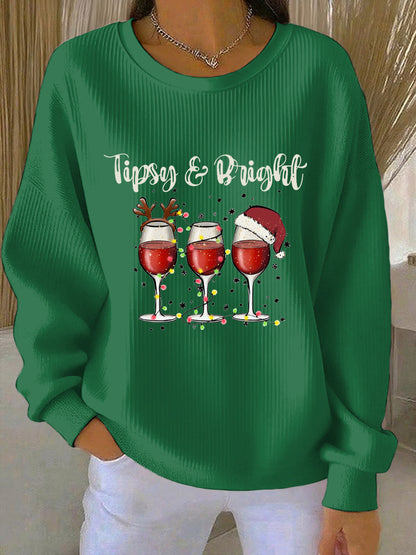 Women's Christmas Print Casual Sweatshirt