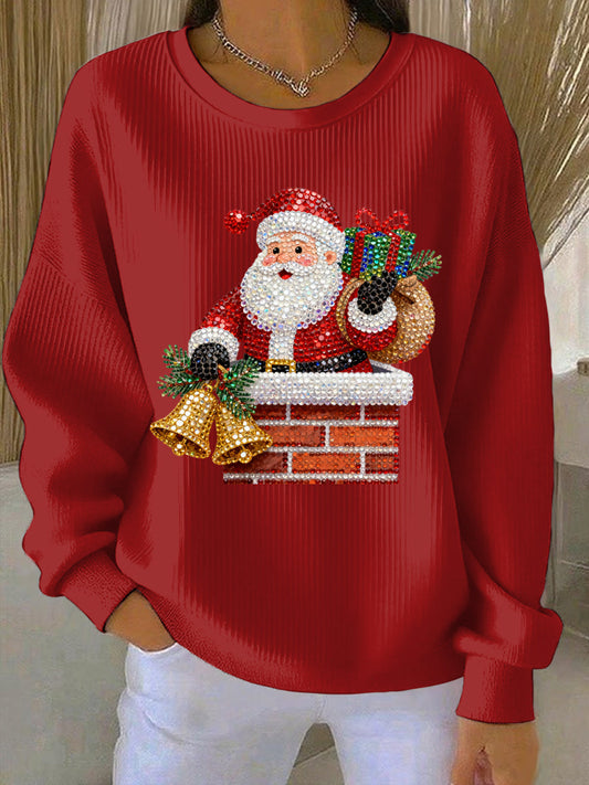 Women's Christmas Print Casual Sweatshirt