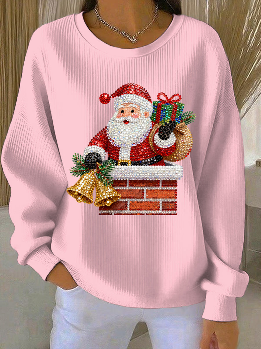 Women's Christmas Print Casual Sweatshirt