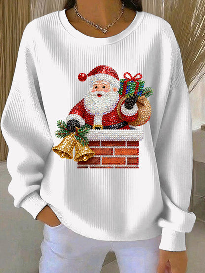 Women's Christmas Print Casual Sweatshirt