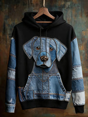Women’s Dog Print Hoodies As picture / S