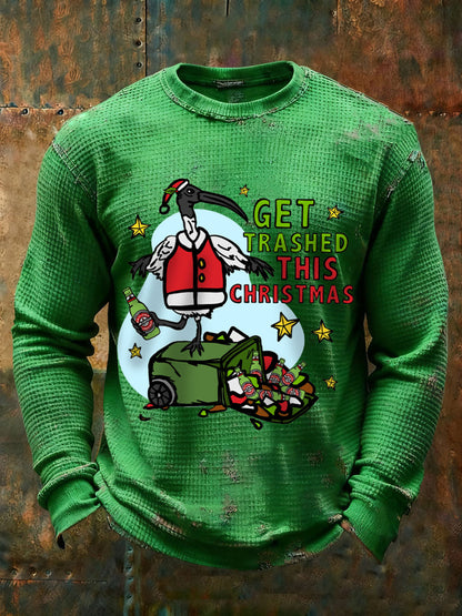 Men's Get Trashed This Christmas Long Sleeve T-Shirts